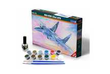 Model MIG-29M do sklejenia + farby + klej, idealny zestaw Modelarstwo