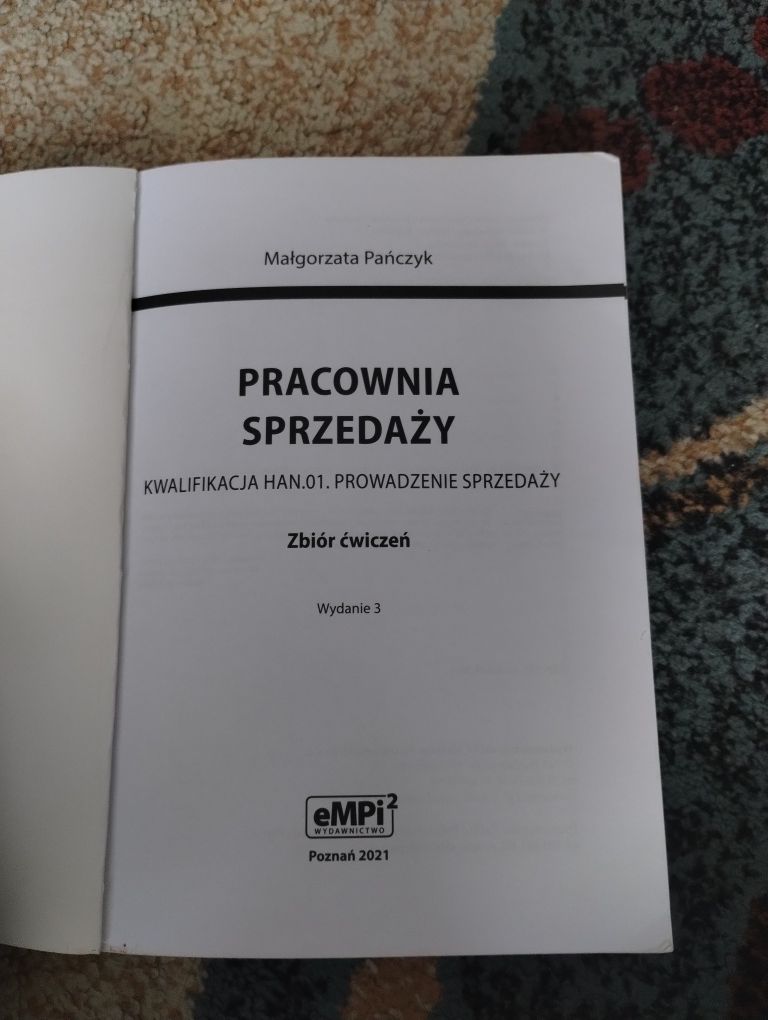 Pracownia sprzedaży. Kwalifikacja HAN.01. Prowadzenie sprzedaży. Zbiór