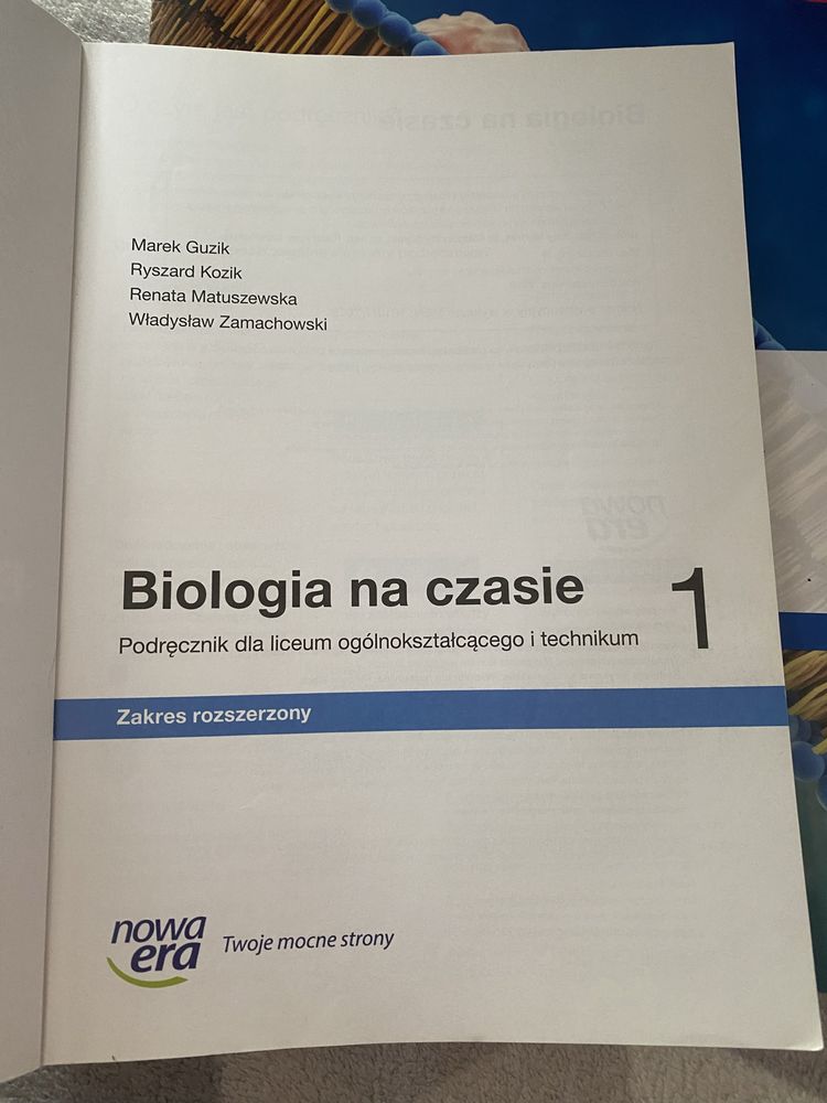 Zestaw biologia na czasie 1