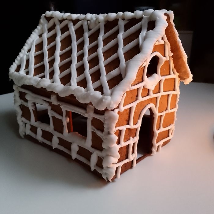 Ręcznie robiony domek z piernika