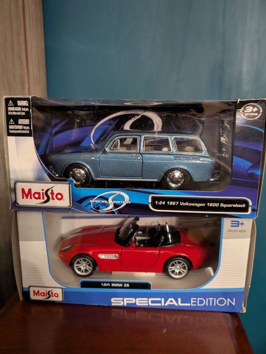 4 autka Maisto skala 1:24 nowe