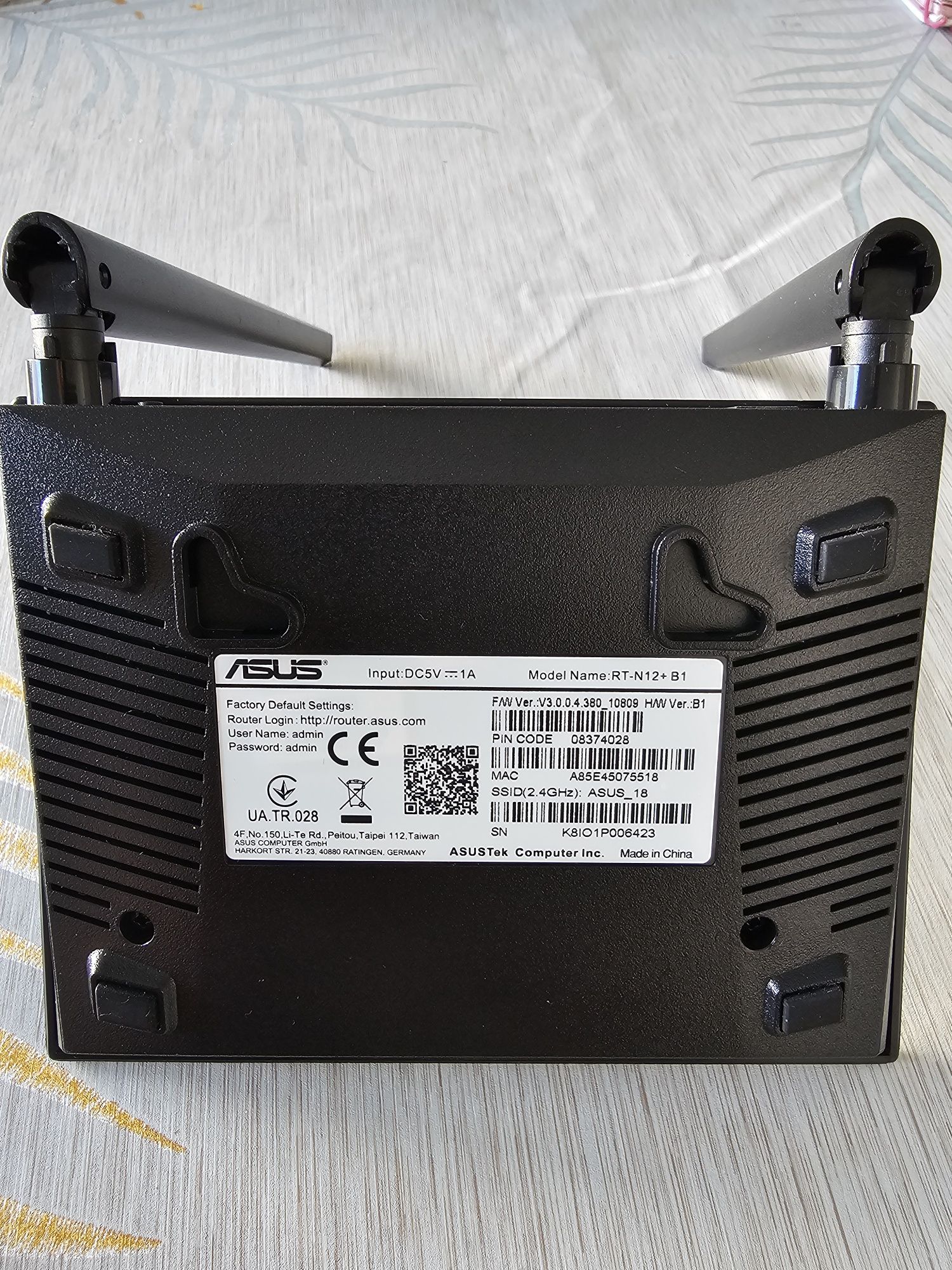 Router Asus RT N12+ B1