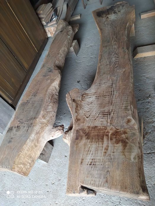 Monolit dębowy, bale, deski, belki