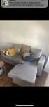 Sofa bege chaise long