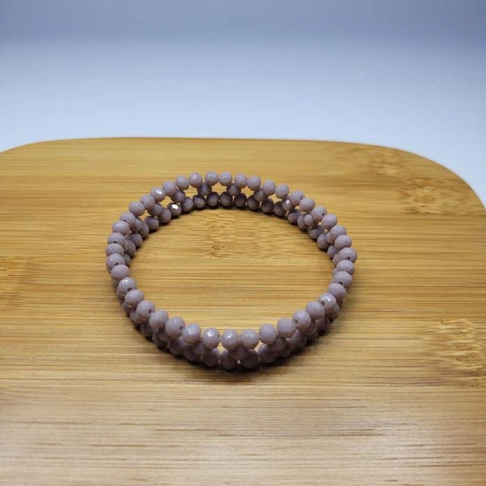 Bransoletka ze szklanych koralików Handmade