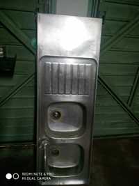 Banca de inox duas pias