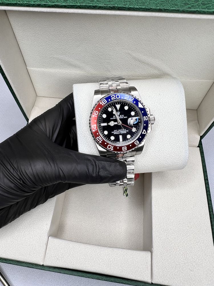 Часы механические Ролекс Rolex GMT master pepsi полный комплект