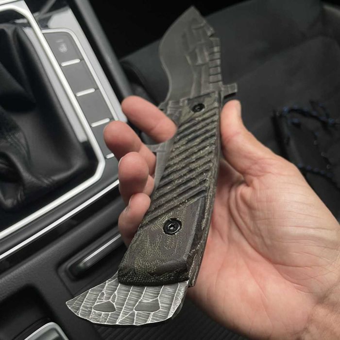 Ніж туристичний Рембо KN91 сталь 50х14мф Авторский нож на подарок