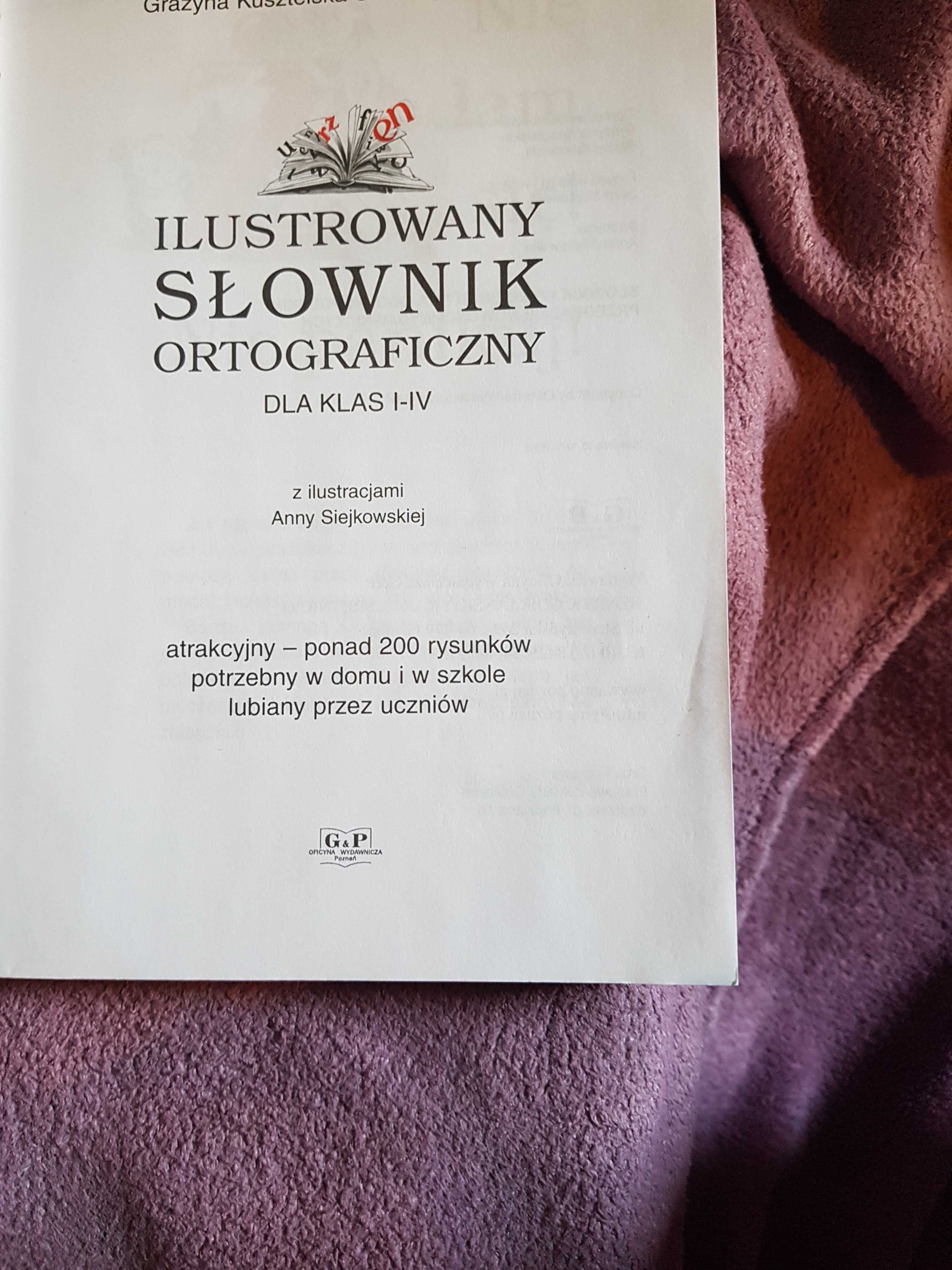 książka Ilustrowany słownik ortograficzny