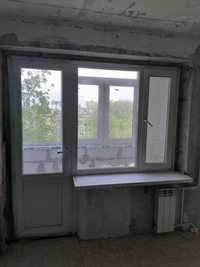 Балконні двері з вікном