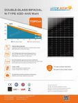 ULICA SOLAR 440 W Glass-Glass, сонячні панелі , монокристал , ТОРСon