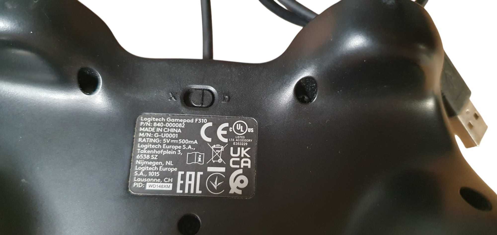 Pad przewodowy Logitech Gamepad F310 (PC)