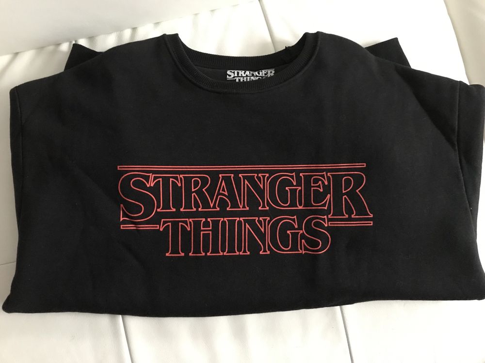 Pull & Bear Bluza Stranger Things rozmiar S raz ubrana