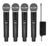 Kit de 4 Microfones sem fios Plug & Play NOVO