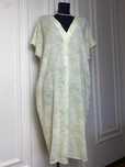 Sukienka kaftan midi zielona we wzory 36 S H&M 100% bawełna przewiewna