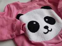 Camisola cardada panda menina 12 meses