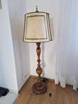 Antyczna, masywna lampa podłogowa, Smith & Dimond 1849 Rainbow
