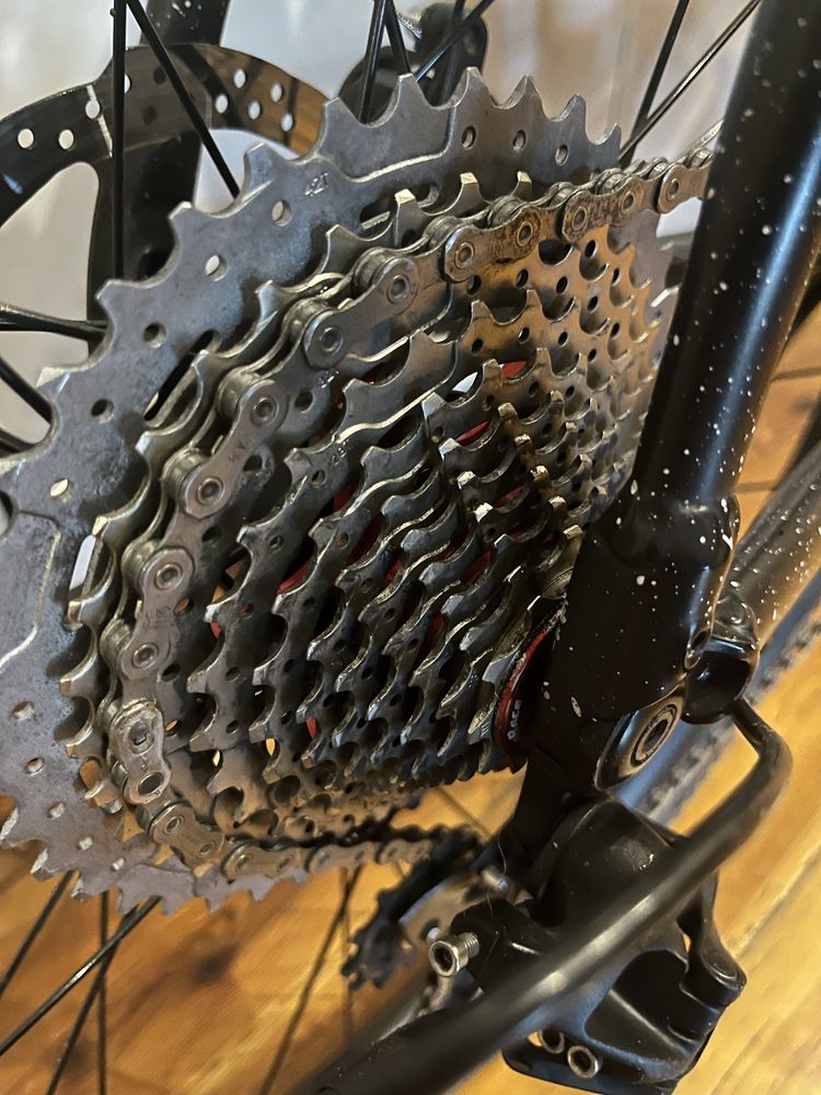 Rower gravel NS RAG+ 2 2020 black splatter rozmiar L | Sram Apex 1x11