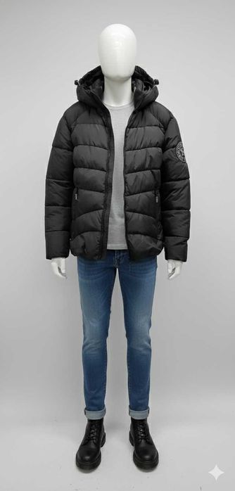 Męska zimowa puchowa kurtka Pitbull nowa bez metek xxl 137cm w klatce