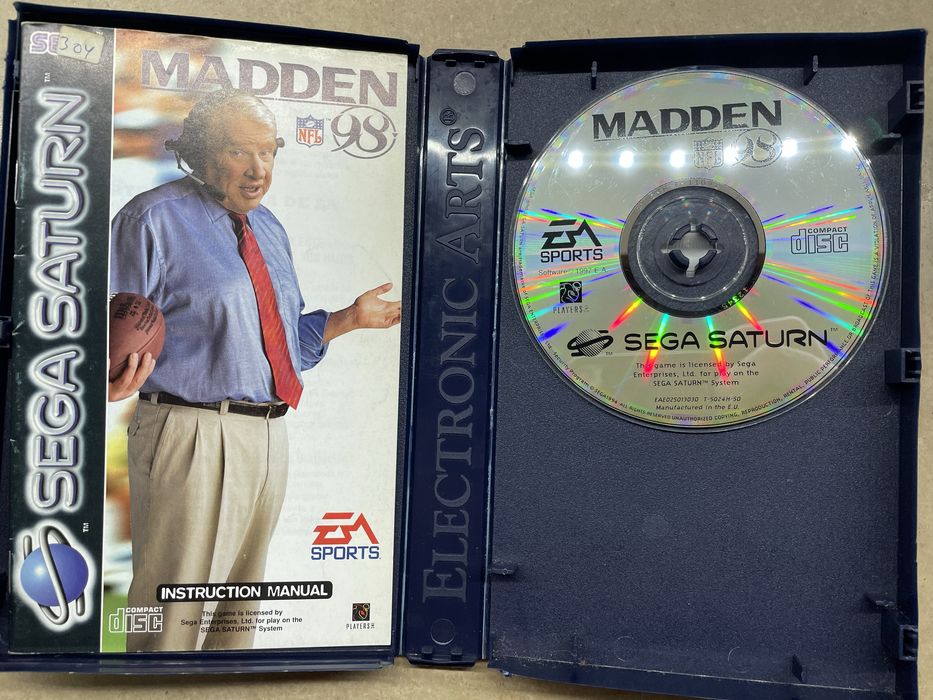 Madden 98 sega saturn