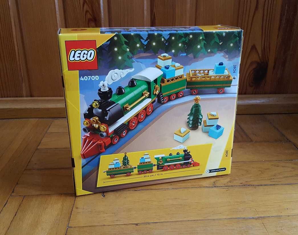 LEGO 40699 - Gramofon retro + LEGO 40700 - Zimowy pociąg NOWE