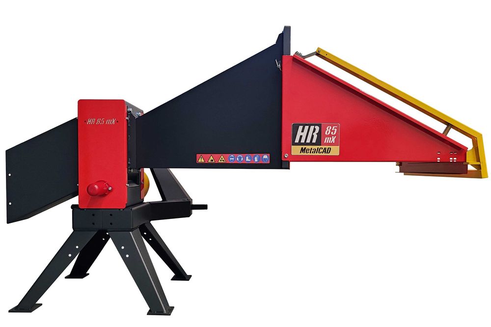 Rębak do gałęzi HR 85 mX - wersja rozszerzona WALCOWY rozdrabniacz