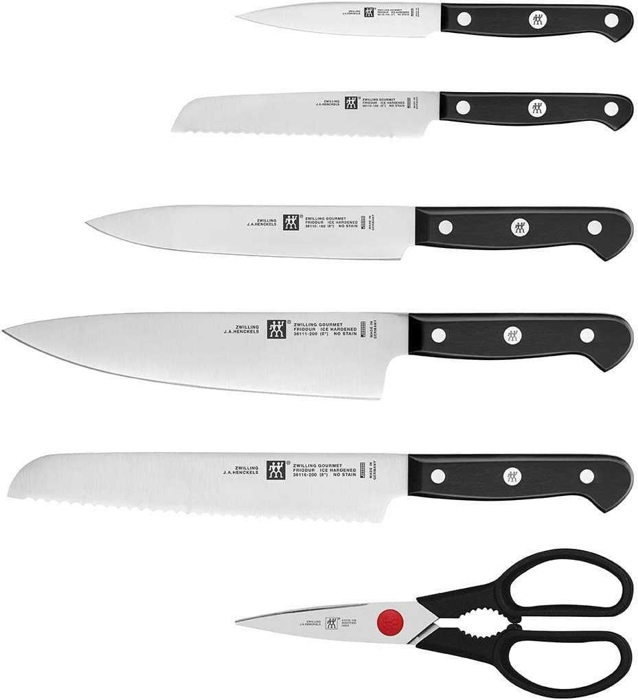 Набір кухонних ножів на підставці Zwilling Gourmet 7 предметів