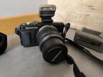 Aparat Olympus E-PL5 (body) + obiektyw + lampa + torba GRATIS
