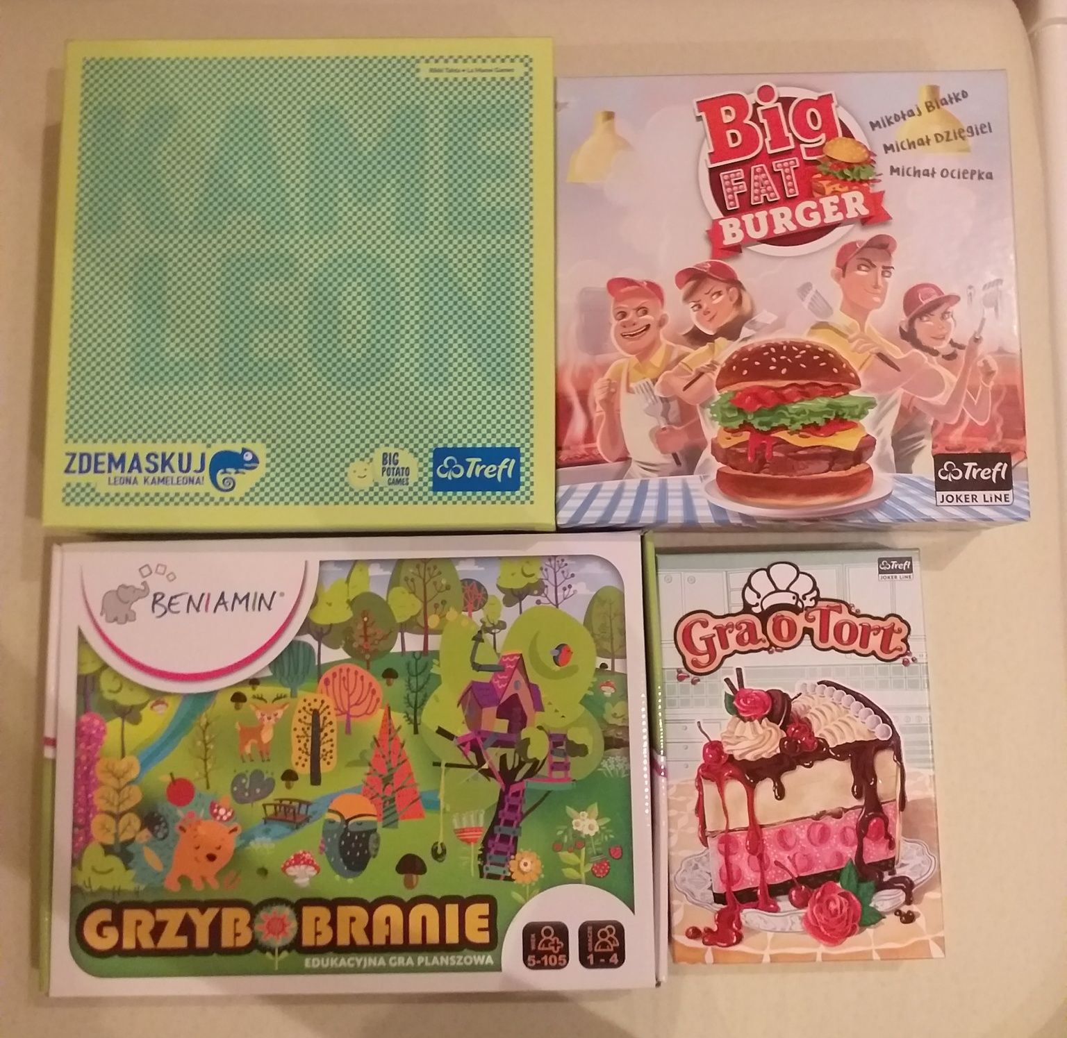 Zestaw gier planszowych Trefl i Beniamin