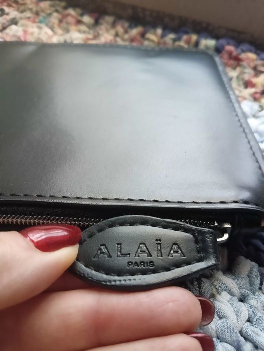 Alaïa Paris — шкіряний клатч / косметичка (оригінал)