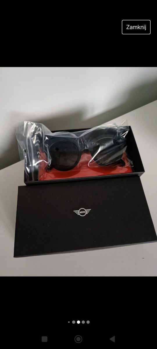 Okulary przeciwsłoneczne mini BMW czarne matowe