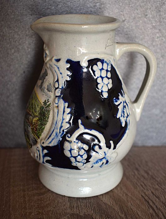 Dzbanek ozdobny , ceramiczny z przed lat z miasta Cochem , 0,5 L