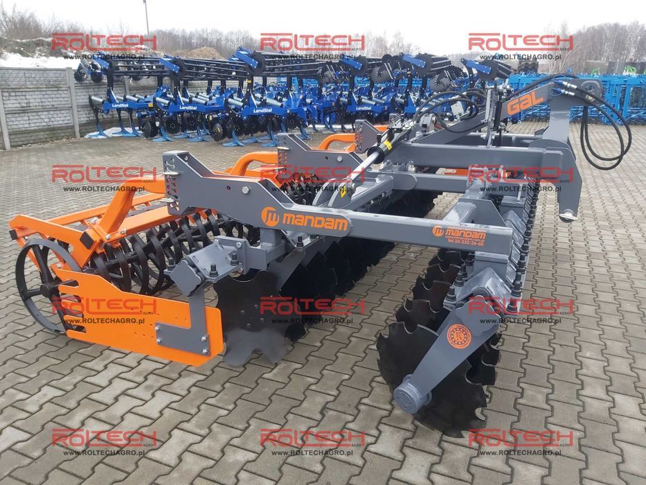 Brona Talerzowa Hydraulicznie Składana GAL-C TAL-C 4m 4,5m 5m 6 Mandam