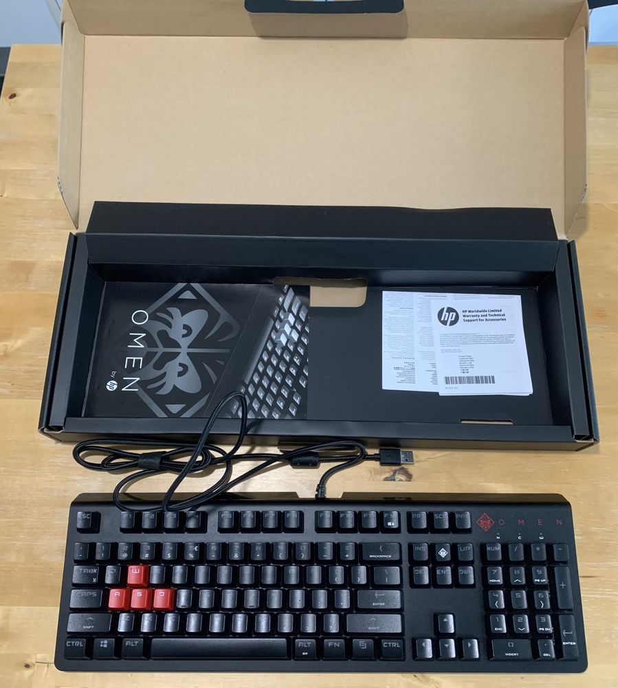 Teclado HP OMEN 1100 como novo