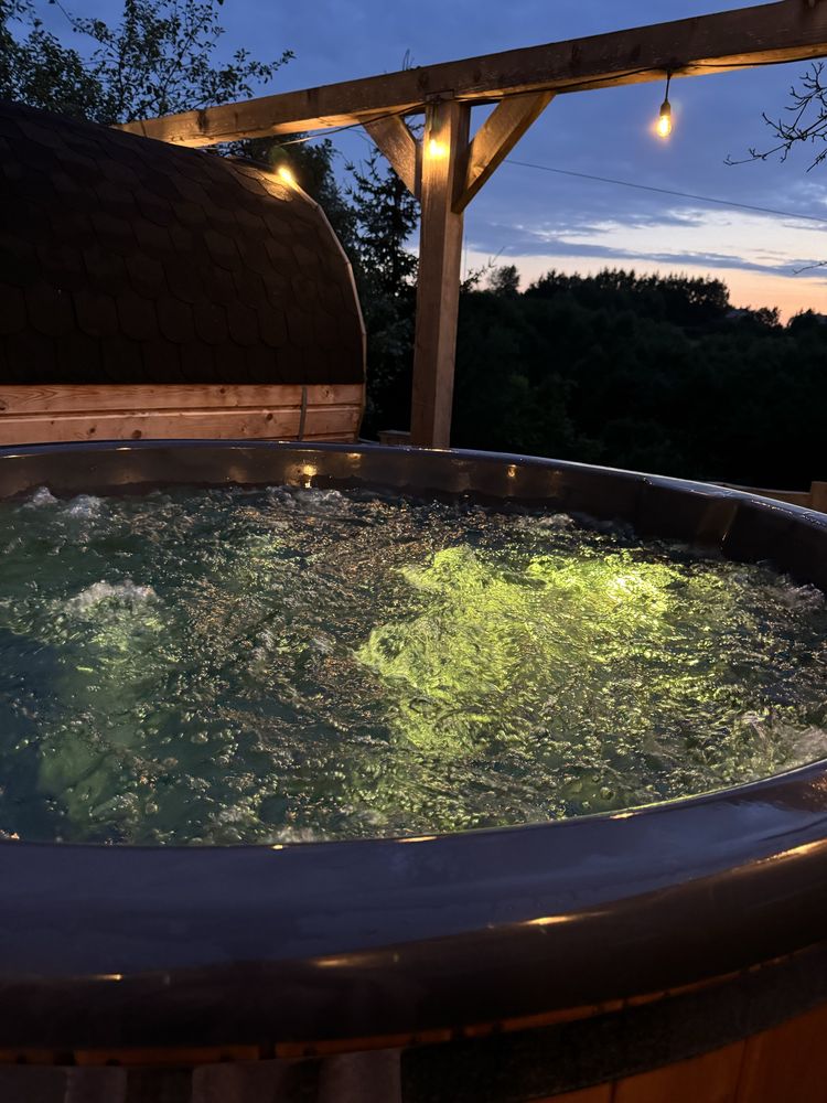 Domek drewniany, balia, sauna, wiata imprezowa , wiata grill