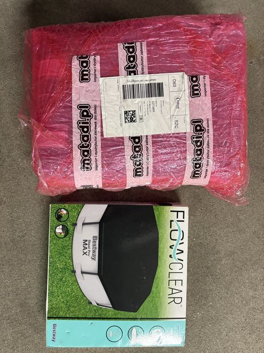 Pokrowiec na basen + pokrywa solarna 305m Bestway, nowe!