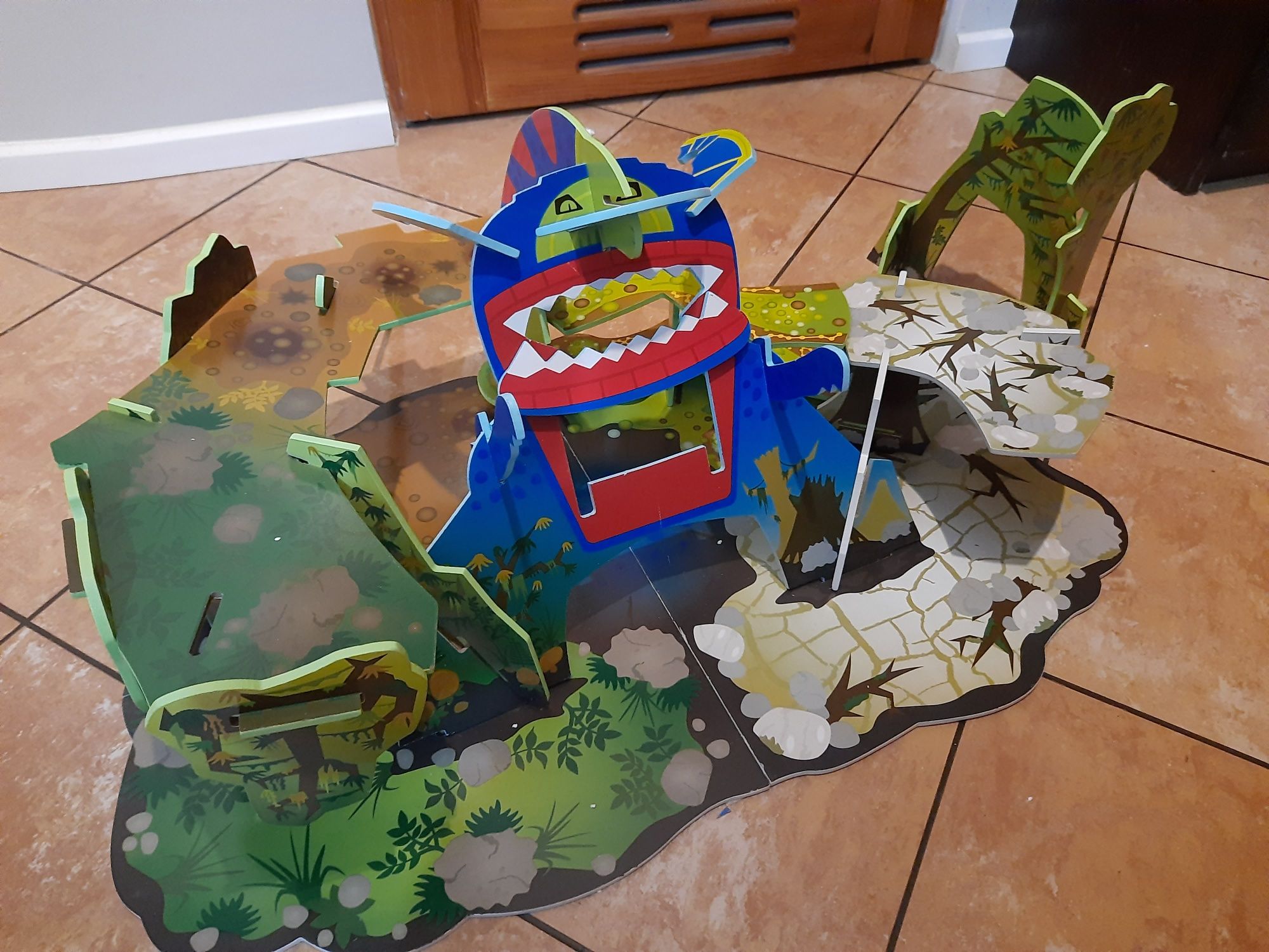 Zamek platforma do zabawy puzzle 3D swampsterz