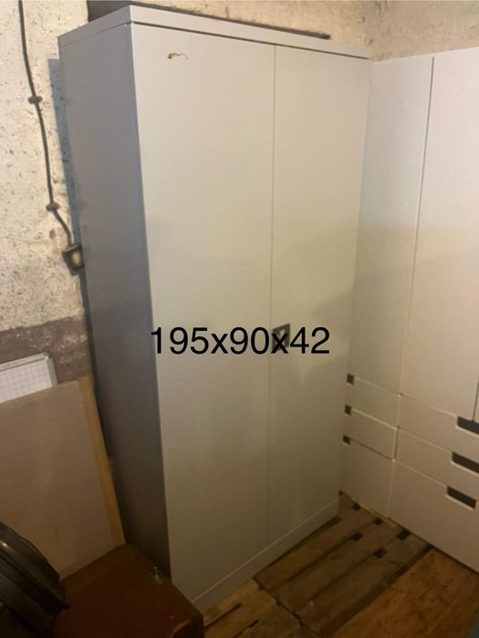 Metalowe szafy biurowe 100x200