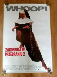 Plakaty filmowe Zakonnica w przebraniu 2.Oryginał z 1994 roku.