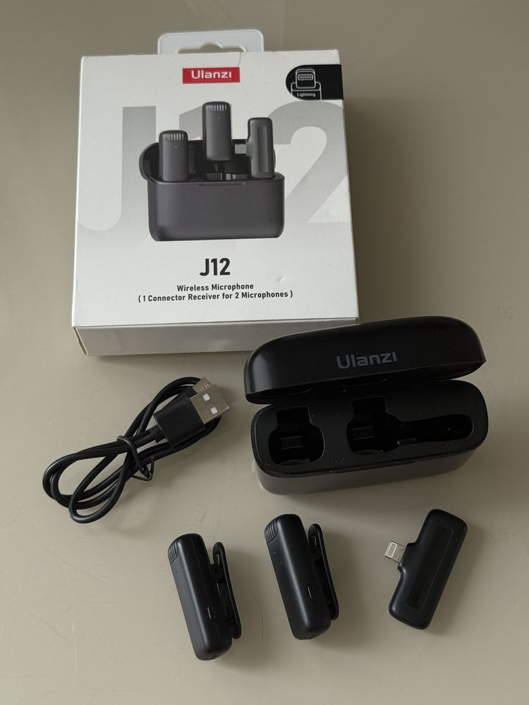 Мікрофон бездротовий ulanzi j12 wireless microphone lightning