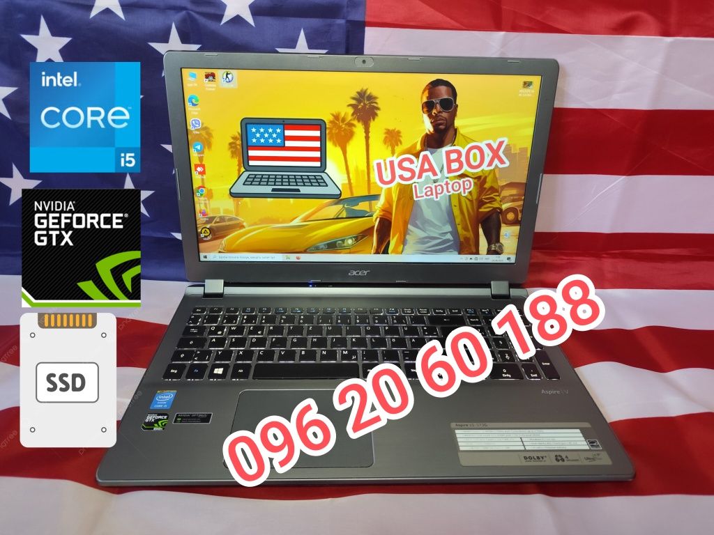 ‼️Ігровий‼️ноутбук Acer Aspire V5-573G CoreI5/Gtx 850/12Ram/SSD