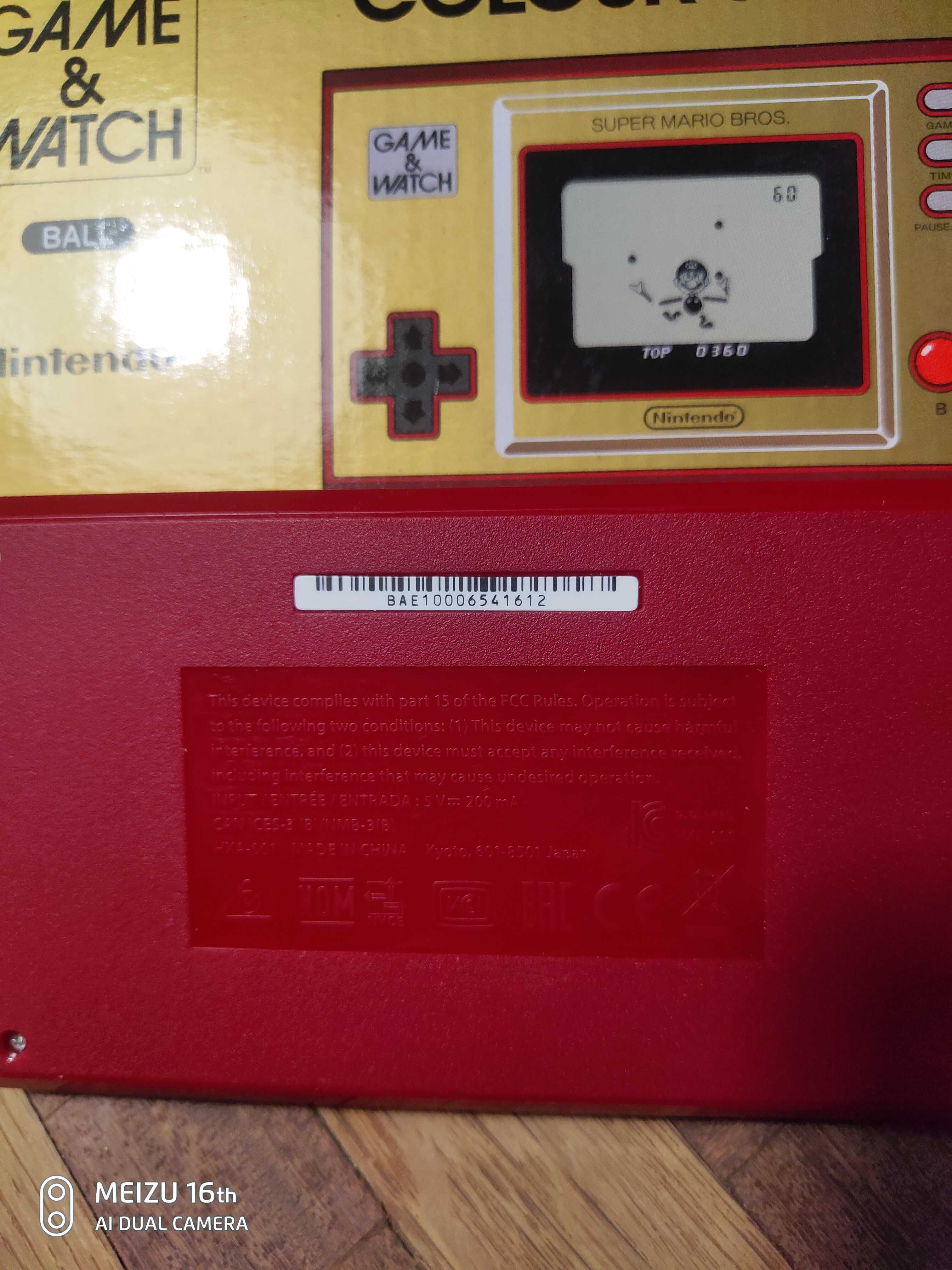 Ретро игровая приставка Nintendo Game & Watch Super Mario Bros(SM-35)