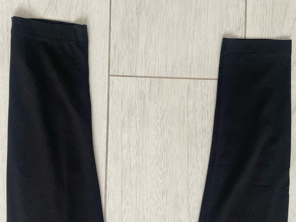 Legginsy spodnie damskie czarne bawełniane Calvin Klein XS 34