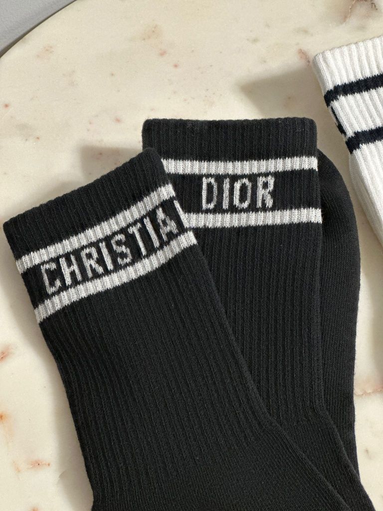 Skarpetki damskie Dior białe lub czarne