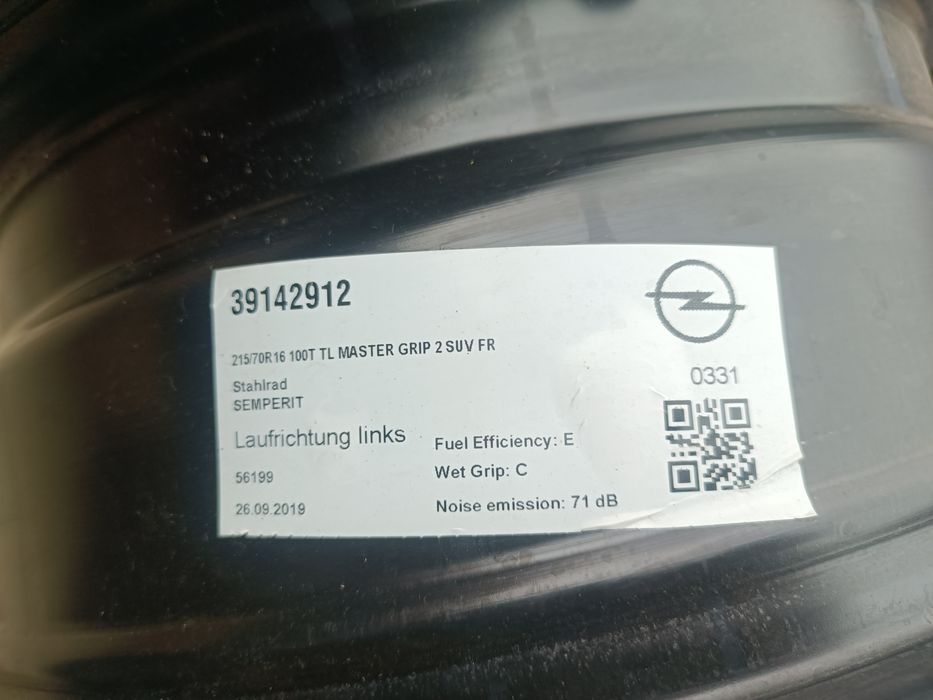 Металеві диски 5 108 R16 OPEL