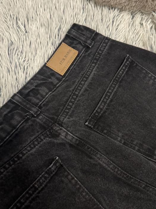 Джинси жіночі широкі, прямого крою, 36 розмір