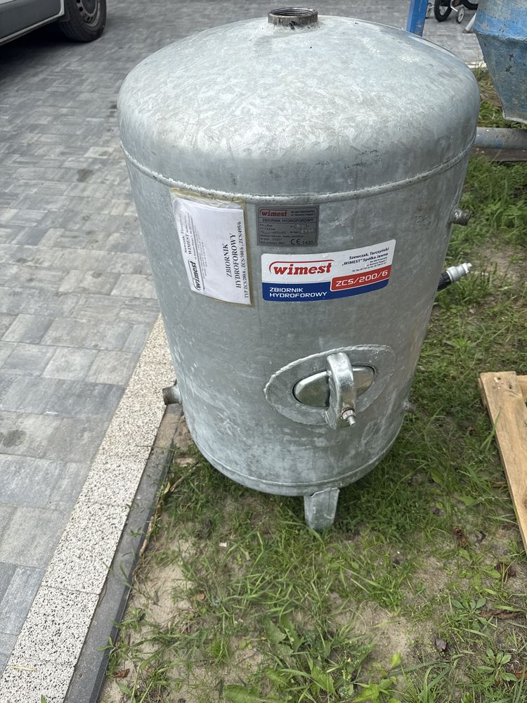 Zbiornik ocynkowany hydrofor 200l