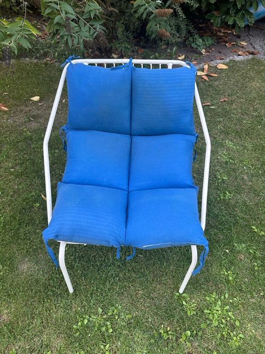 Ikea PS Vintage fotel ogrodowy metal, Retro, Scandi Minimal, Prouve