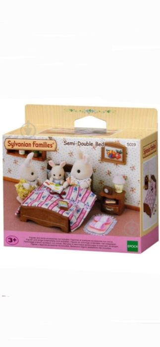 Sylvanian Families.Кровать.Набор стирка-глажка,коляска