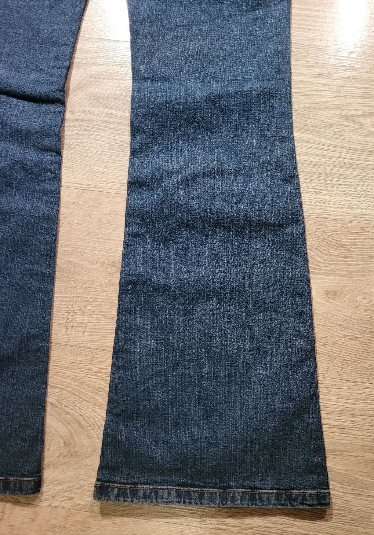 Spodnie damskie jensowe dzwony rozmiar W27 L32 XS 34 y2k vintage